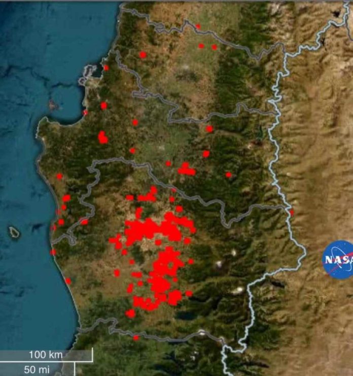 CONAF investiga origen de los incendios forestales para entregar informe a la Fiscalía
