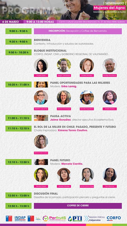 Seminario Mujeres del Agro Innovación y Sostenibilidad en Acción