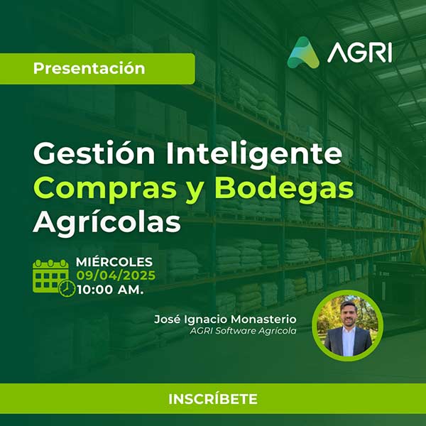 Gestión inteligente Compras y Bodegas Agrícolas