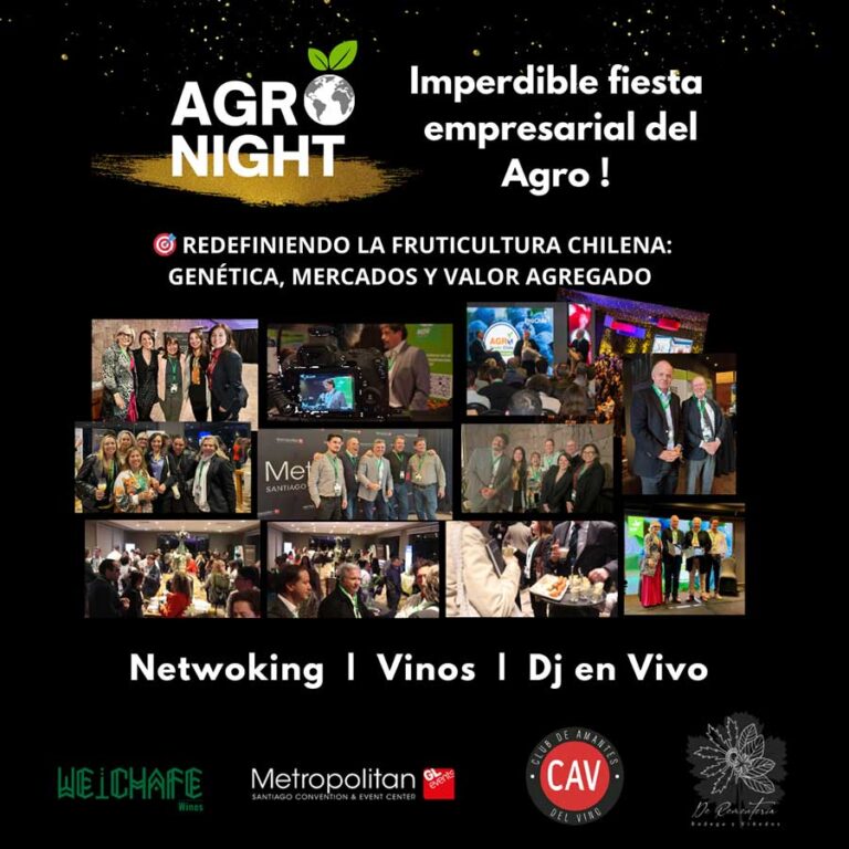 Agronight Chile 2025: Una noche para repensar la fruticultura chilena con visión global