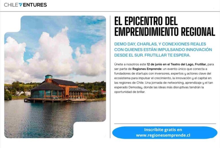 Frutillar como epicentro de la innovación chilena: estas serán las startups y principales speakers que darán vida al “Regiones Emprende” este 12 de junio