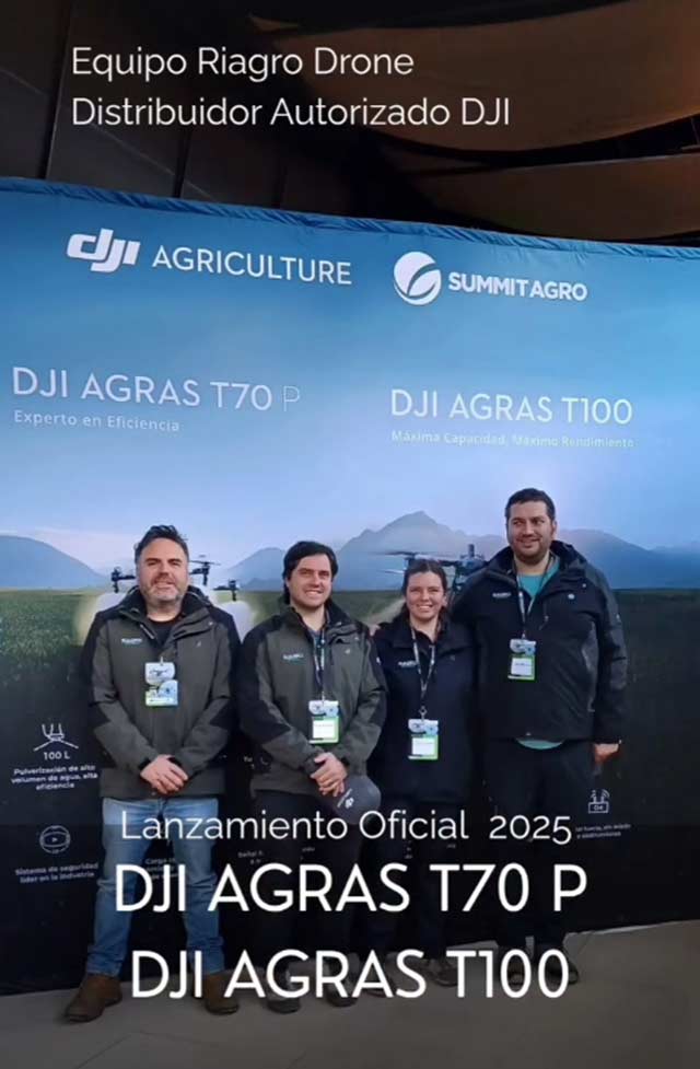 Riagro Drone | Summit Agro Chile lanza la nueva línea de drones agrícolas de DJI, el gigante mundial en tecnología de drones